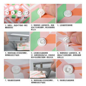 Boucle <span class=keywords><strong>de</strong></span> <span class=keywords><strong>fixation</strong></span> <span class=keywords><strong>de</strong></span> bracelet à boucle double <span class=keywords><strong>en</strong></span> un <span class=keywords><strong>en</strong></span> <span class=keywords><strong>plastique</strong></span> jetable blanc pour la fabrication <span class=keywords><strong>de</strong></span> colliers - Product Image 5