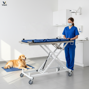 Faltbare Edelstahl-Tierrettungstrage Veterinär-Notfalltransportwagen für Hunde, Katzen und Tierkliniken - Product Image 1