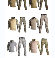 Veste chaude pour homme d'extérieur pour la randonnée Veste d'hiver Veste tactique G8 en polaire camouflage