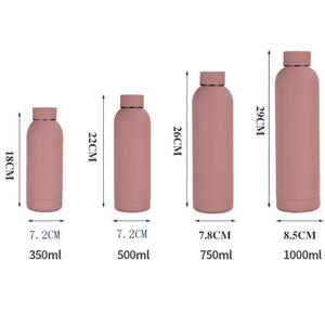 Bouteille d'eau de sport portable d'extérieur en acier inoxydable 304 à double paroi sous vide à petite ouverture et grande capacité - Product Image 3