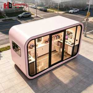 Cammi House Steel Apple Cabin Maison Modulaire Préfabriquée en Conteneur Design Contemporain pour Villa, Parc, Salon de Beauté, Magasin de Détail - Product Image 1