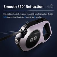 Lampe LED d'extérieur moderne de luxe à technologie de pointe, portée 5M, avec poignée télescopique automatique antidérapante, chargement USB et capuchon anti-poussière, idéale pour la marche nocturne