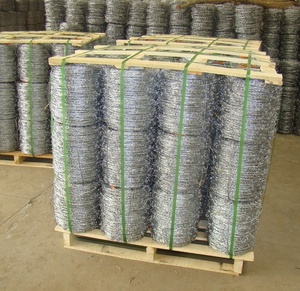 Rouleaux de 15 kg fabriqués directement en usine clôture de fil de fer <span class=keywords><strong>barbelé</strong></span> galvanisé fil de 2 mm 4 points 10 cm de distance <span class=keywords><strong>tendeur</strong></span> de fil de fer <span class=keywords><strong>barbelé</strong></span> 500 mètres - Product Image 3