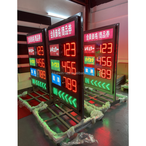 Tùy chỉnh ngoài trời Nhật Bản trạm xăng di chuyển <span class=keywords><strong>LED</strong></span> gas dấu hiệu giá với RF điều khiển từ xa hiển thị kỹ thuật số - Product Image 4
