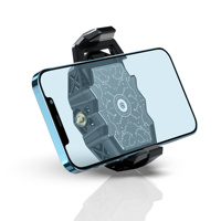 2023 offres spéciales bureau créatif téléphone portable refroidisseur plat universel métal diffusion en direct stands
