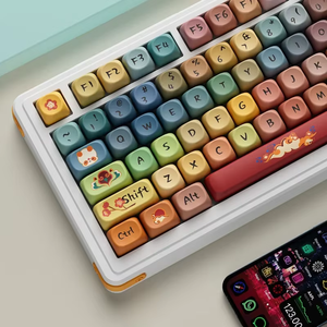 Dunhuang <span class=keywords><strong>Panda</strong></span> Keycap oqo hồ sơ PBT chính mũ cho MX Bàn Phím Cơ khí 61/68/87/108 bố trí tùy chỉnh Keycaps cho thông tư - Product Image 1
