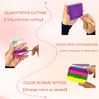 Peinture pour le visage et le corps de qualité cosmétique, à base d'eau, mélangeable, grande capacité 120g, pour Halloween, carnaval, fête d'enfants, maquillage de scène