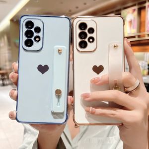 Custodia per cellulare con staffa per cinturino da polso elettrolitico per <span class=keywords><strong>Samsung</strong></span> <span class=keywords><strong>A13</strong></span> <span class=keywords><strong>4G</strong></span> A52 S22 Plus S21 FE Love Side Stand custodie cover - Product Image 2