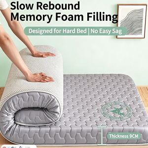 Surmatelas Épais et Doux pour Dortoir Scolaire - Surmatelas en Fibre <span class=keywords><strong>de</strong></span> Polyester Écologique et Durable, Taille Simple - Product Image 4