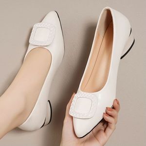 Scarpe da ufficio 2024 da <span class=keywords><strong>donna</strong></span> con tacco alto <span class=keywords><strong>sandali</strong></span> Casual con soletta in <span class=keywords><strong>gomma</strong></span> alla moda e ammortizzante stile estivo di tendenza - Product Image 5