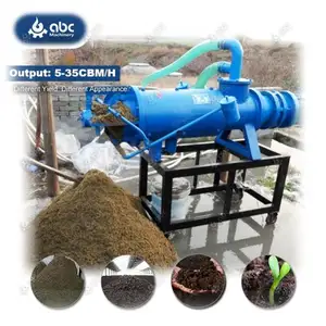 Popular Small Cow Dung Manure Sludge Dung Manure Screw Press Cow Manure Dewatering Machine to Dry Chicken,Pig