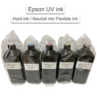 Encre dure UV LED et encre douce pour imprimante à plat Epson LED UV, encre blanche UV pour tous les matériaux d'impression
