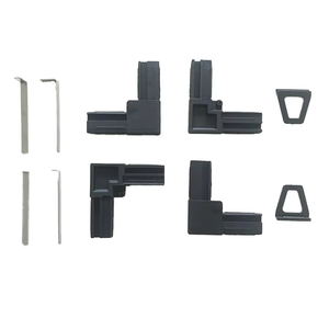 Ventas directas de fábrica Precio al por mayor Cinta mosquitera Marco <span class=keywords><strong>fijo</strong></span> Pantalla de marco de <span class=keywords><strong>aluminio</strong></span> de fibra de vidrio blanco - Product Image 6