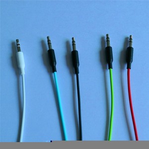 Male To Male <b>Audio</b> <b>Cable</b> 1M TPE Jacket 5 Colors For Car <b>Digital</b> Devices - Product Image 2