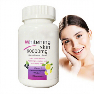 Cápsulas Blanqueadoras con Mezcla de Glutatión 90000mg, Suplemento para Aclarar la Piel, Suplemento Blanqueador con Antioxidante Antienvejecimiento - Product Image 3