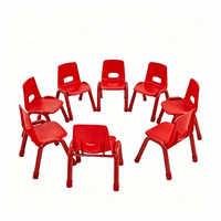 Chaises pour enfants de haute qualité, modernes, en plastique durable, portables, sûres et écologiques, pour l'école, le salon et l'extérieur