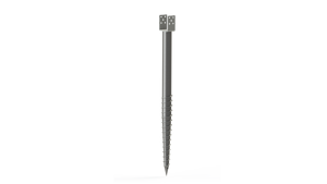 Piliers hélicoïdaux de vis de terre en acier galvanisé hélicoïdal au sol avec bride pour système de fondation - Product Image 3