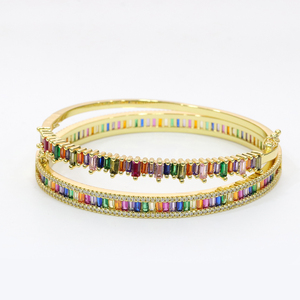 New Design High Quality Genuine Gold Plated Copper <strong>Bangle</strong> for Women <strong>Bracelets</strong> - Product Image 4
