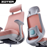 Chaise de bureau ergonomique moderne et confortable avec repose-pieds rétractable, massage lombaire et dossier haut en maille pour le travail et la sieste