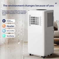 Climatiseur portable à fréquence fixe, refroidissement uniquement, compact, tout-en-un, écran tactile, télécommande, sans unité extérieure