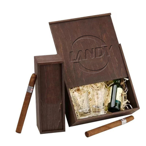 Handmade cổ điển hình chữ nhật bằng gỗ xì gà lưu trữ hộp hiện đại Pull-out Thiết kế sơn mài Nước hoa/xì gà/đa mục đích đóng gói quà tặng - Product Image 1