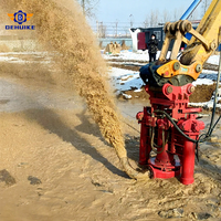 Pompe submersible hydraulique pour dragage de sable et boue en rivière, excavatrice de dragage de rivière, pompe à boue submersible pour dragage de sable et boue