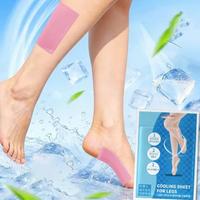 Patch de gel rafraîchissant pour jambes et mollets fatigués avec tissu non tissé pour la relaxation des pieds et le soulagement de la fatigue