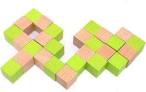Tự làm gỗ rắn Cube Câu Đố 3D Soma Cube trò chơi cho trẻ em và người lớn người lớn/Kid não trêu ghẹo Hộp đồ chơi đóng gói - Product Image 5