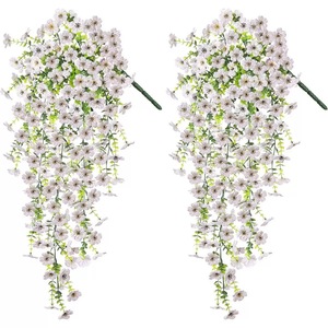 ดอกไม้ประดิษฐ์ Xiaoyu Floral Art แบบแขวน พลาสติก ตกแต่งสวนภายนอก กิ่งเดี่ยว สีม่วง 45 เมช - Product Image 5
