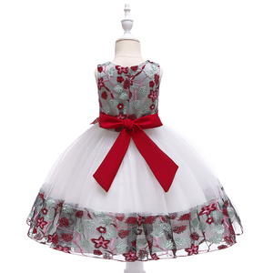 FSMKTZ Ragazza di Fiore Vestito Da Cerimonia Nuziale del Vestito Da Sera di Trascinamento Lungo della ragazza Puffy Gonna Costumi Estate del Bambino Pannello Esterno Della Principessa L5045 - Product Image 5