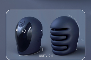 Casco Vibrador con 10 Modos de Vibración y Función de Masaje, Dispositivo de Ejercicio para Pene, Retardante de Eyaculación - Product Image 6