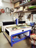 Machine de fraisage CNC pour bois d'occasion 1212 1200x1200mm 4x4 pieds à bon prix