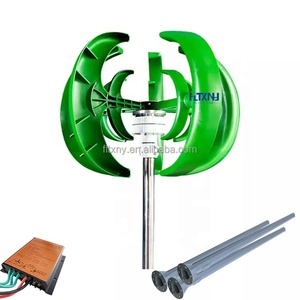 1kw 2kw 3KW bán buôn đèn lồng đỏ Loại Tuabin gió thẳng đứng 500W Mini Máy phát điện tuabin gió 12/24V 800W - Product Image 4