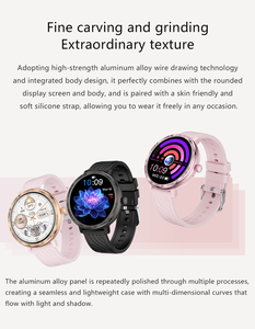 Reloj inteligente con monitoreo de sueño, muñeca de lujo para mujer, pantalla Amoled de 1,19 pulgadas, reloj inteligente redondo NX27 para mujer, función de llamada BT - Product Image 4