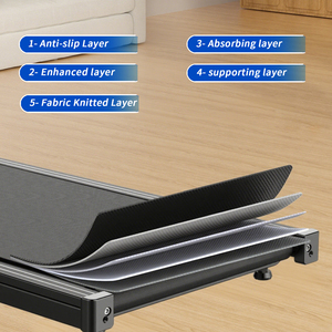 DAPOW Mini tapis roulant nouveau Style bureau à domicile équipement de Fitness marche électrique Machine de course sécurité pas cher <span class=keywords><strong>prix</strong></span> Portable - Product Image 3