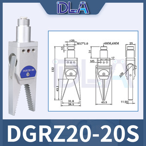 DGRZ20-20CS1 DLA Dinglin - Herramienta de Sujeción Neumática de Doble Mordaza para Robots, Abrazadera para Colada - Product Image 4