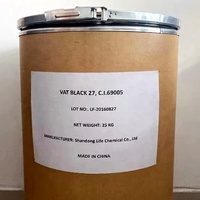 Échantillon Gratuit 99,5% Vat Olive R Vat Black 27 Colorants Textiles pour la Coloration des Tissus en Coton Bonne Solubilité CAS 2379-81-9 Fût de 25 kg