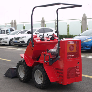 Free Shipping Small <b>Cheap</b> Skid Steer With <b>Bucket</b> Different Skidsteer Bagger Mini Free Shipping HONGSHAN 1ton 1000kg Mini Skid St - Product Image 6