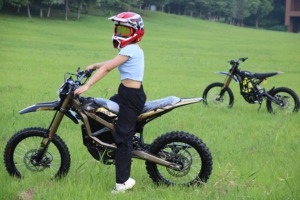 Bicicleta Eléctrica Ultra Todoterreno 74V 17KW 2026 con Motor de Escobillas, 80KM de Autonomía, 100kg de Capacidad de Carga, Velocidad 40km/h, Fabricada en EE. UU. - Product Image 4