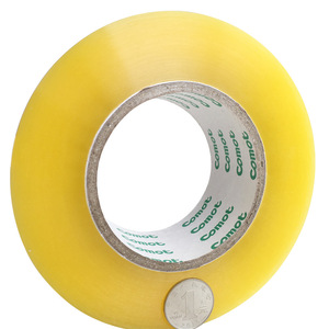 Cinta de Sellado Transparente de 4.5 cm, Amarilla, Fabricada a Máquina para Máquinas de Empaquetado, Impermeable, Origen Zhejiang - Product Image 3