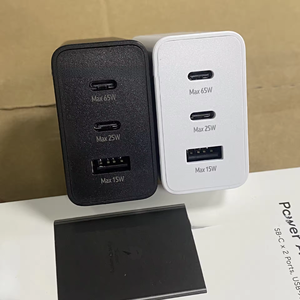 고품질 초고속 충전기 65W PD 전원 어댑터 벽 플러그 USB 충전기 C타입 여행 충전기 케이블 (삼성용 5A 케이블 포함) - Product Image 2