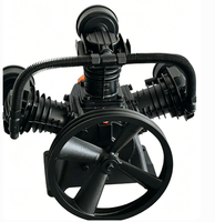 Tête de pompe de compresseur d'air haute efficacité à coque en fer W-3090, 3 cylindres, 5,5 kW/7,5 CV