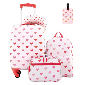 Equipaje <span class=keywords><strong>Infantil</strong></span>, Maletas para Niñas, Maletas Infantiles con Ruedas, <span class=keywords><strong>Maleta</strong></span> para Niños Pequeños, Juego de Maletas de Viaje de 5 Piezas - Product Image 3