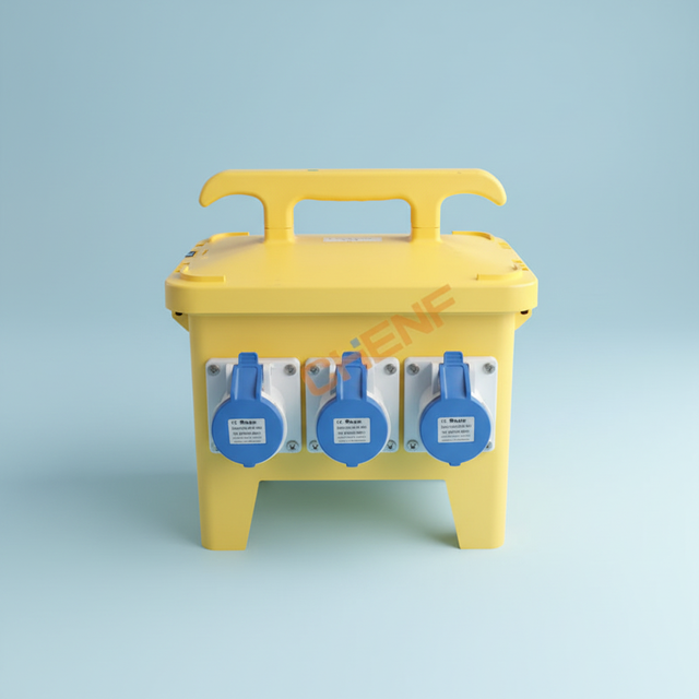 CHENF IP65 Dustproof Power Distribution Cabinet Custom Plug Socket Outdoor Construction Simple Wiring Operation Anti-Corrosion