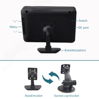 Monitor TFT 5 Inci Layar IPS Tampilan Format Ganda AHD/CVBS Monitor Mobil