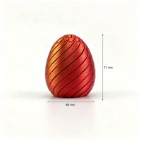 British Market Trend Durable Silk Finish PLA Articulated Spiral Egg Toy with Articulated Design - Factory Price Bulk Buy
