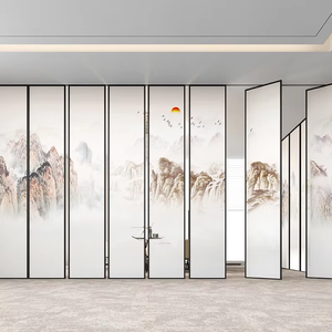 Trung Quốc Nhà máy mới nhất thiết kế cách âm di chuyển phân vùng cho tiệc hội trường gấp cửa - Product Image 5