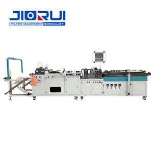 Machine à plier le papier filtre à air de type rotatif, contrôlée par PLC, entraînée par un moteur, capacité de <span class=keywords><strong>production</strong></span> de 120 m/min, machine de fabrication de filtres à air - Product Image 3