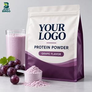Poudre de protéines en bâtonnets emballés en carton, fabrication HACCP, avec saveurs et étiquettes personnalisées - Product Image 1