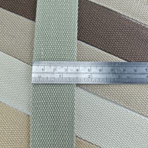 Sangle de sac personnalisée ruban de coton coloré 25mm 38mm sangle en coton sangle à motifs pour sac à main sangle vêtements - Product Image 4